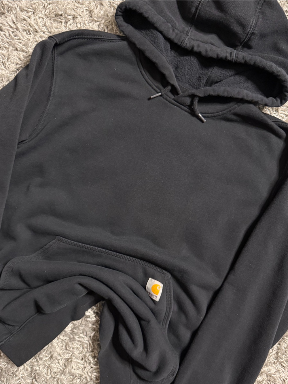 Carhartt Black Loose Fit Hoodie